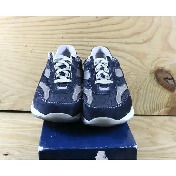 New SAS Sneakers Mens 10 S Blue Leather Journey Mesh Low Top display picture 3
